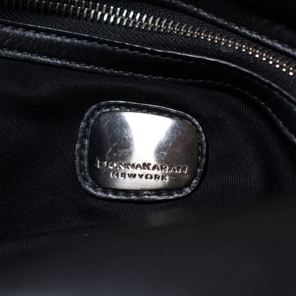 Donna Karan Collection Messenger Luxe Studded Leather Bag - Picture 8 of 9